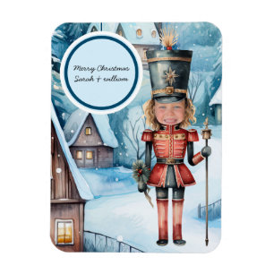 The Nutcracker “replace the face” Christmas  Magnet