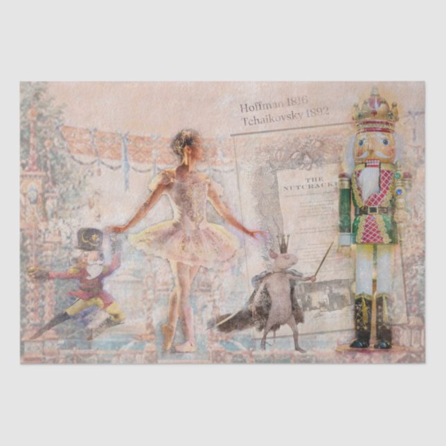 "The Nutcracker" Vintage Tissue Paper (Front)
