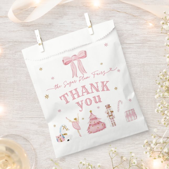 The Nutcracker Winter Onederland 1st Birthday Favour Bags (Clipped)