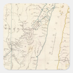 The NW and Mich territories Square Sticker