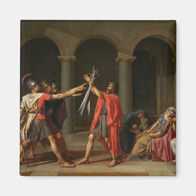 The Oath of Horatii, 1784 Magnet (Front)