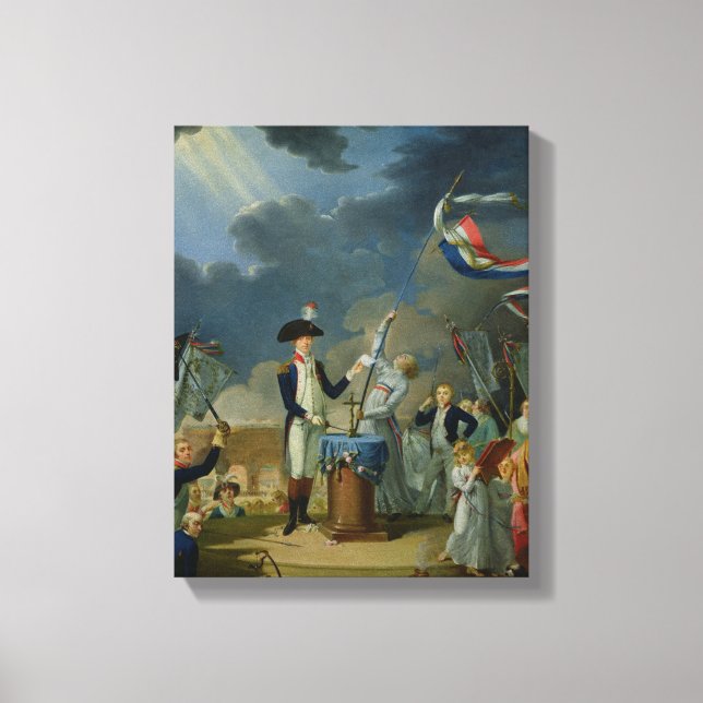 The Oath of Lafayette Canvas Print (Front)