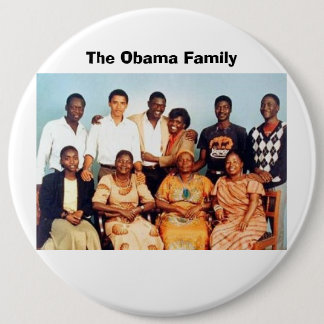The Obama Family 6 Cm Round Badge