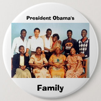 The Obama Family - Customised 6 Cm Round Badge