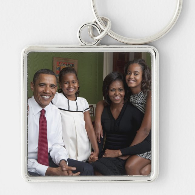 The Obamas Key Ring (Front)