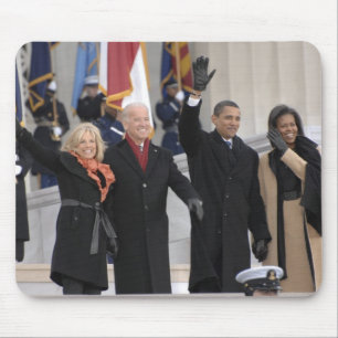 The Obama's & The Bidens Mouse Pad