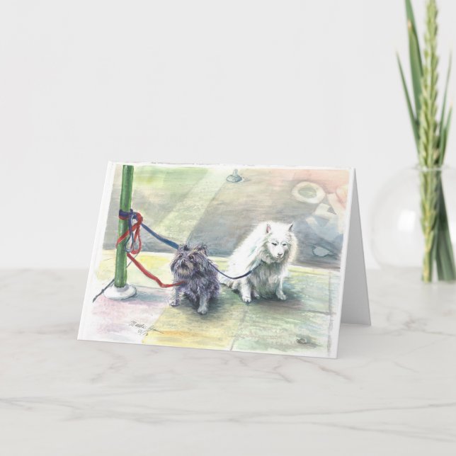 The obedient dogs card (Front)