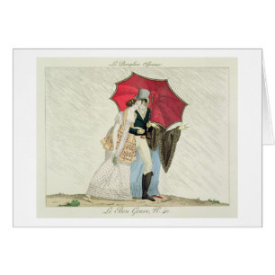 The Obliging Umbrella, plate 40 from 'Le Bon Genre