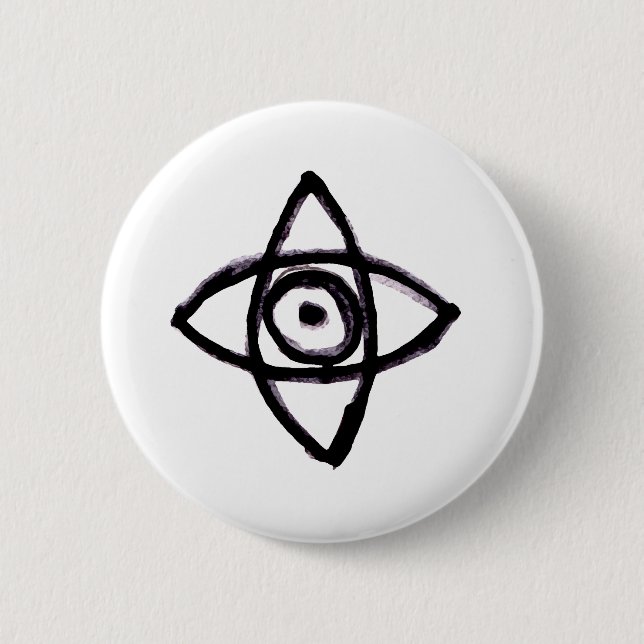 The Observer 6 Cm Round Badge (Front)