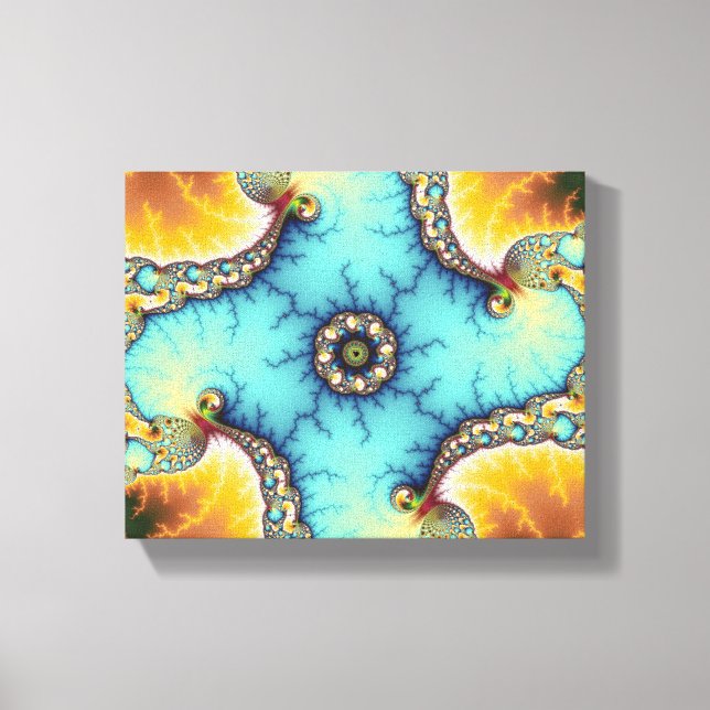 The Observer - Fractal Canvas Print (Front)