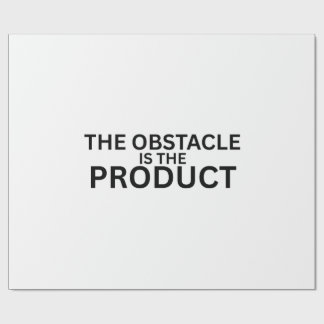 The Obstacle Is The Product Minimalist Gift Wrap
