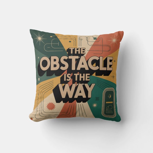 The Obstacle Is The Way Cushion (Front)