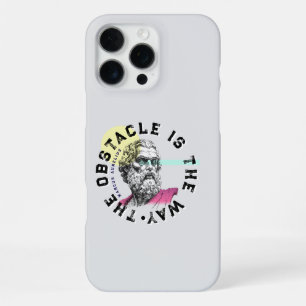 The Obstacle Is The Way – Marcus Aurelius Quote iPhone 16 Pro Max Case