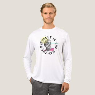 The Obstacle Is The Way – Marcus Aurelius Quote Tri-Blend Shirt