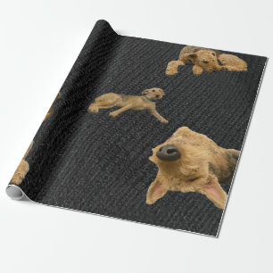 The Obstinate Airedale Wrapping Paper