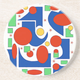 The obstructive sandstones ceramic coaster