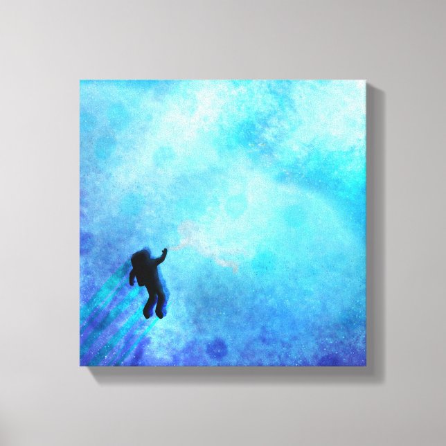 The Ocean Above – Vibrant Canvas Print (Front)