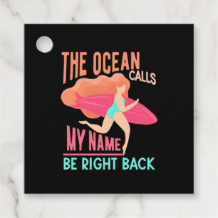 The Ocean Calls Surfer Favour Tags