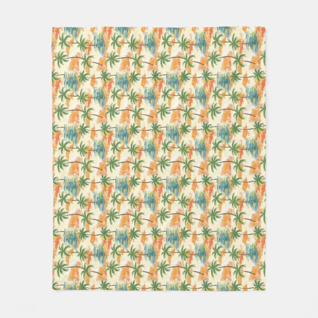 The Ocean Is A Mighty Harmonist Fleece Blanket (Front)