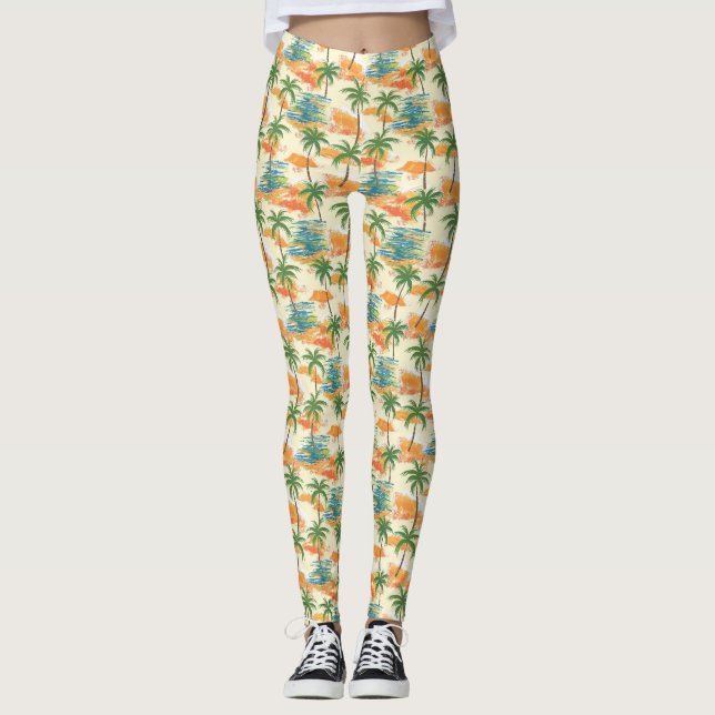 The Ocean Is A Mighty Harmonist Leggings (Front)