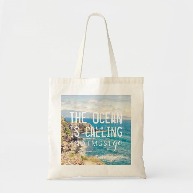 The Ocean is Calling - Maui Coast | Tote Bag (Front)
