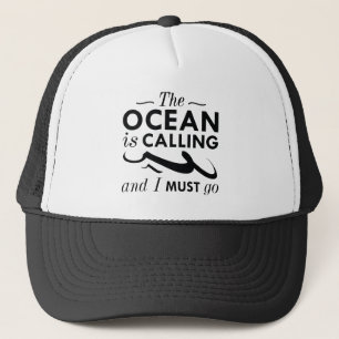 The Ocean Is Calling Trucker Hat