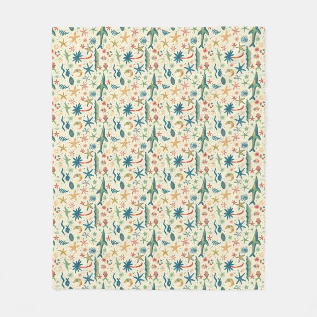 The Ocean Is Everything I Want To Be Fleece Blanket (Front)