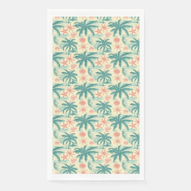 The Ocean Is Where I Go For Solace Napkin (Front)