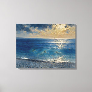 The Ocean Keeps Secrets – A Compelling Seascape Canvas Print