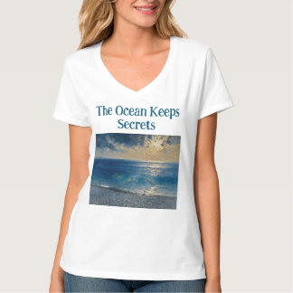 The Ocean Keeps Secrets – A Compelling Seascape T-Shirt