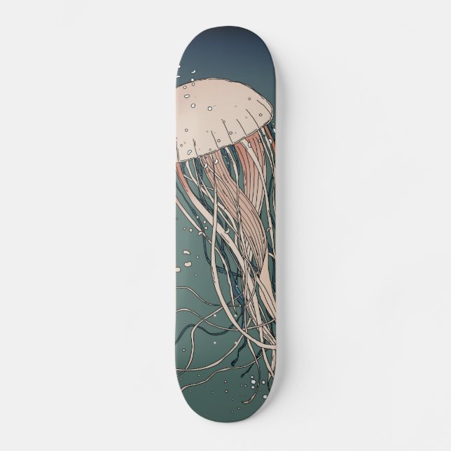 The ocean stirs the heart skateboard (Front)