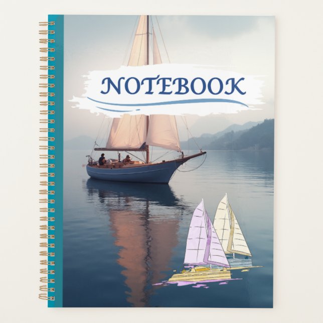 The "Ocean Whisper" Digital Notebook Planner (Front)