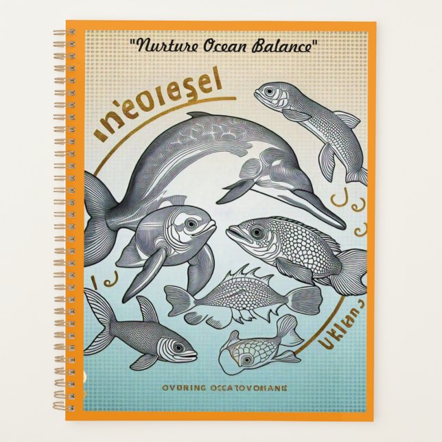 "The Ocean's Lament" Planner (Front)