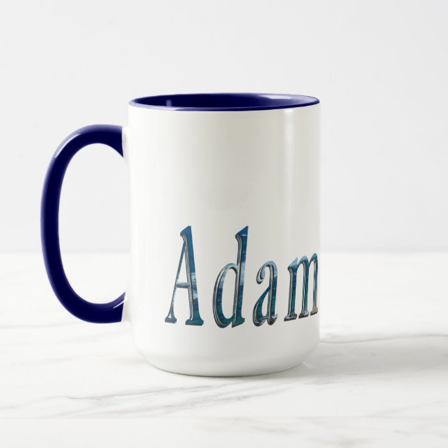 "The Ocean's Whisper: The Name Is Adam Mug (Left)