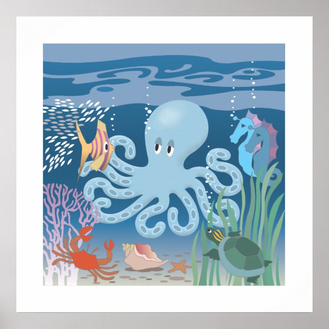 The Octopus Poster 25x25 (Front)