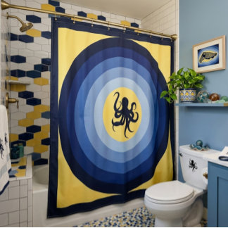 The Octopus Shower Curtain 
