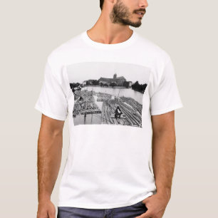 The Oder at Breslau Poland, c.1910 T-Shirt