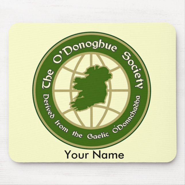 The O'Donoghue Society Mouse Pad (Front)