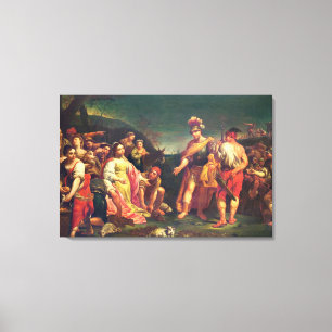 The Offering of Abigail before David Canvas Print