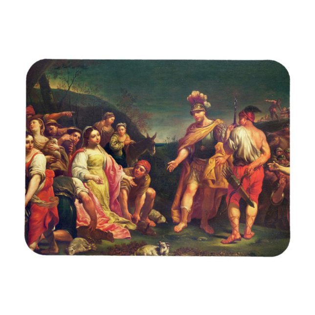 The Offering of Abigail before David Magnet (Horizontal)