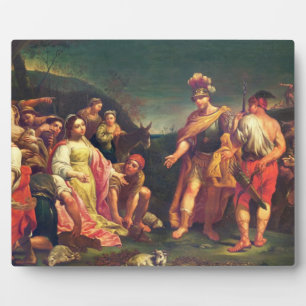 The Offering of Abigail before David Plaque