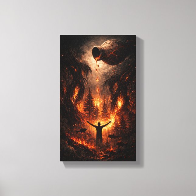 The Offering of Fire Canvas Print (Front)