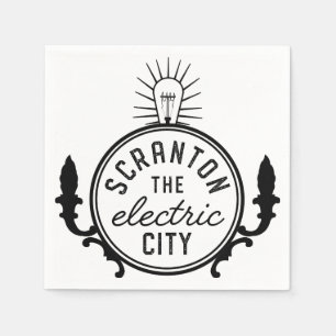 The Office Lazy Scranton The Electric City Tote Napkin