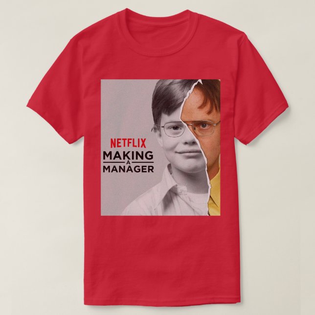 The office making a manager T-Shirt (Design Front)