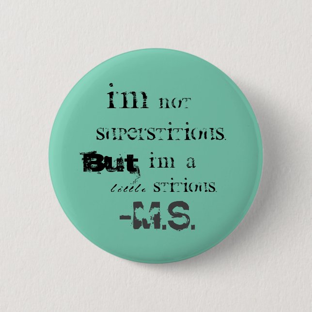 The Office Quote Button (Front)