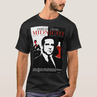 The Office Threat Level Midnight Movie Poster Post T-Shirt