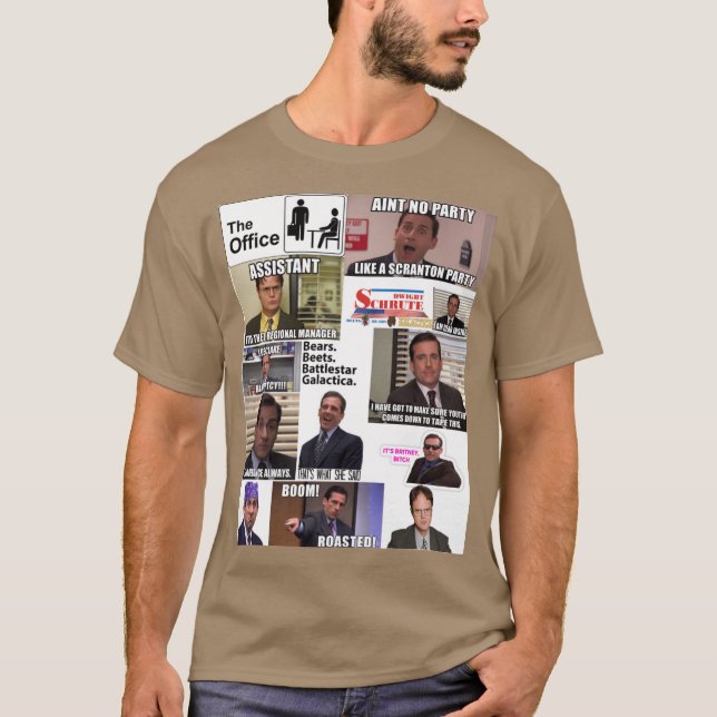 The Office US Montage gift T-Shirt (Front)