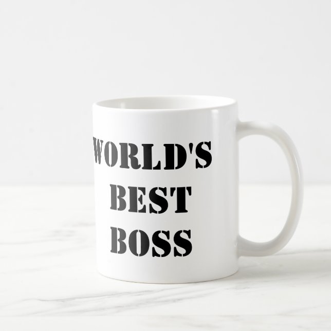 The Office World's Best Boss Coffee Mug (Right)