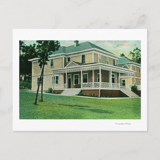 The Officer's Club at the Presidio Postcard (Front)