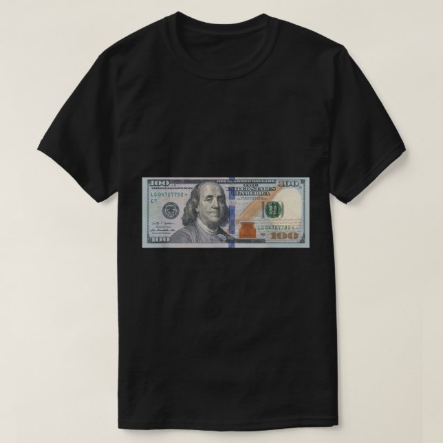 The Official 100 Dollar Bill Baller design  T-Shirt (Design Front)